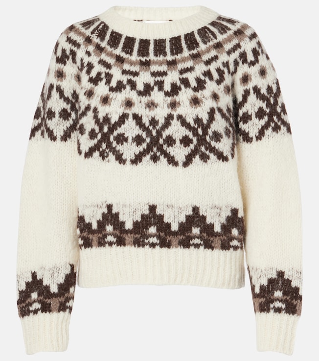 Fair Isle alpaca-blend sweater | Frame
