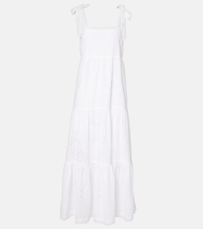 Rhode Island broderie anglaise maxi dress | Heidi Klein