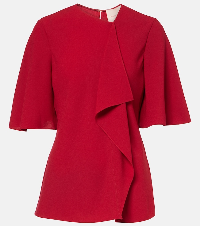 Naiara crêpe top | Roksanda
