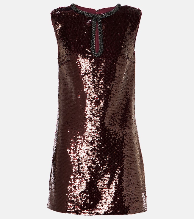 Sequined minidress | Self-Portrait