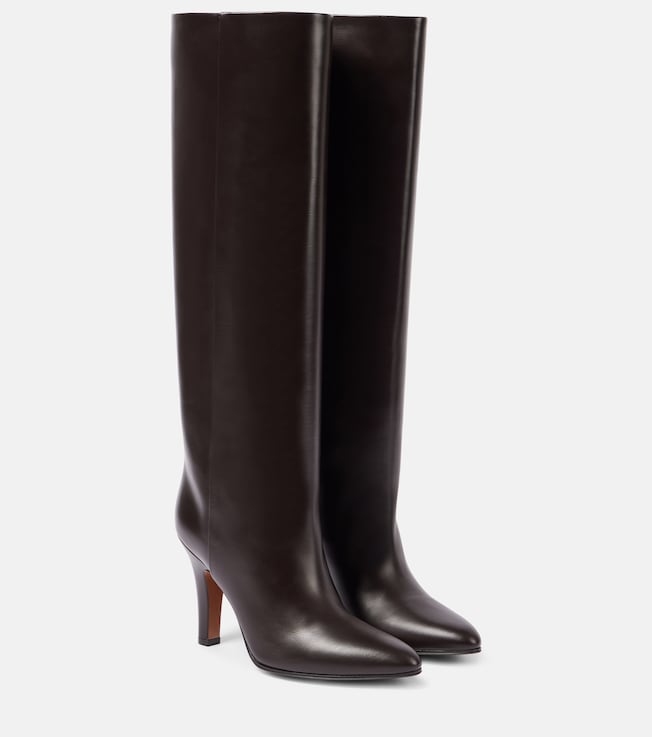 Prudence leather knee-high boots | The Row