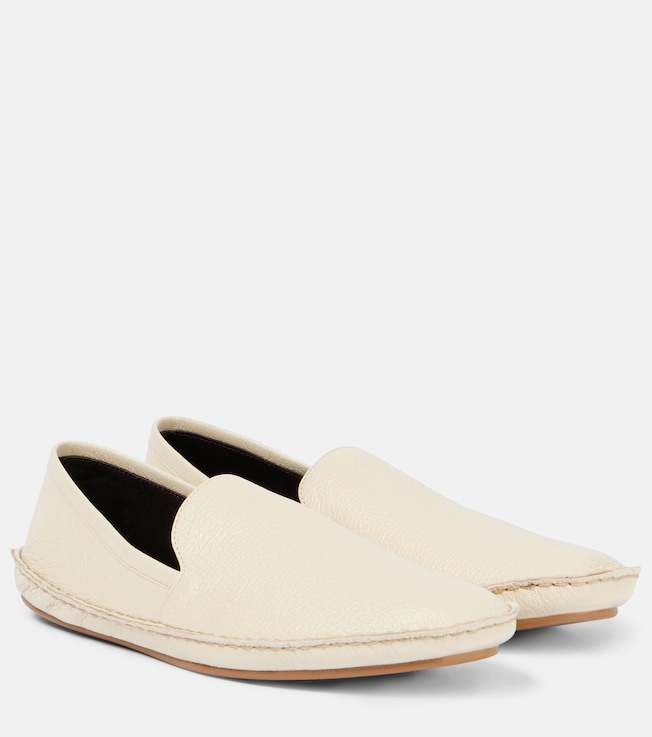 Vasko leather slip-on shoes | The Row
