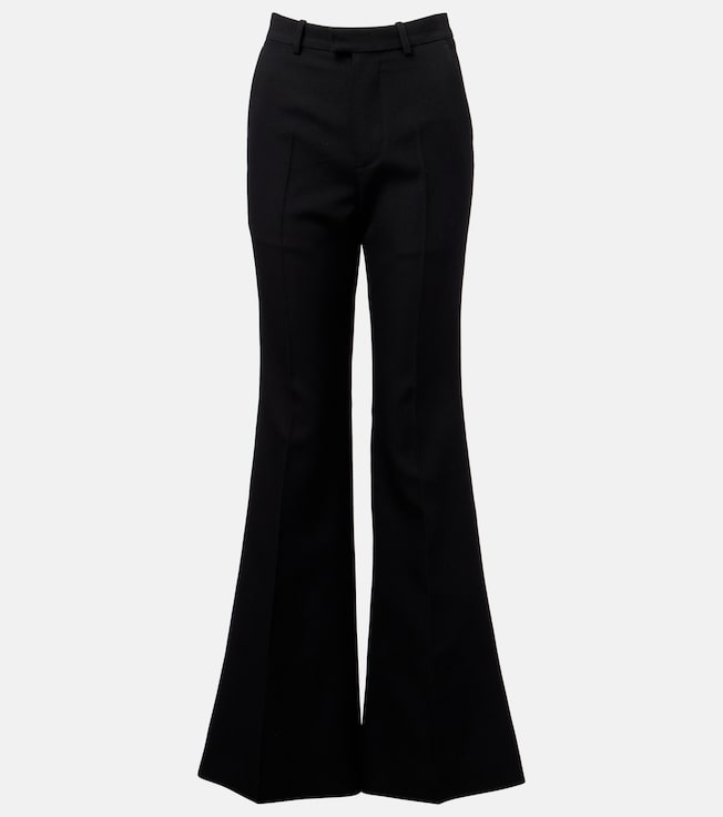 High-rise wool flared pants | Balenciaga