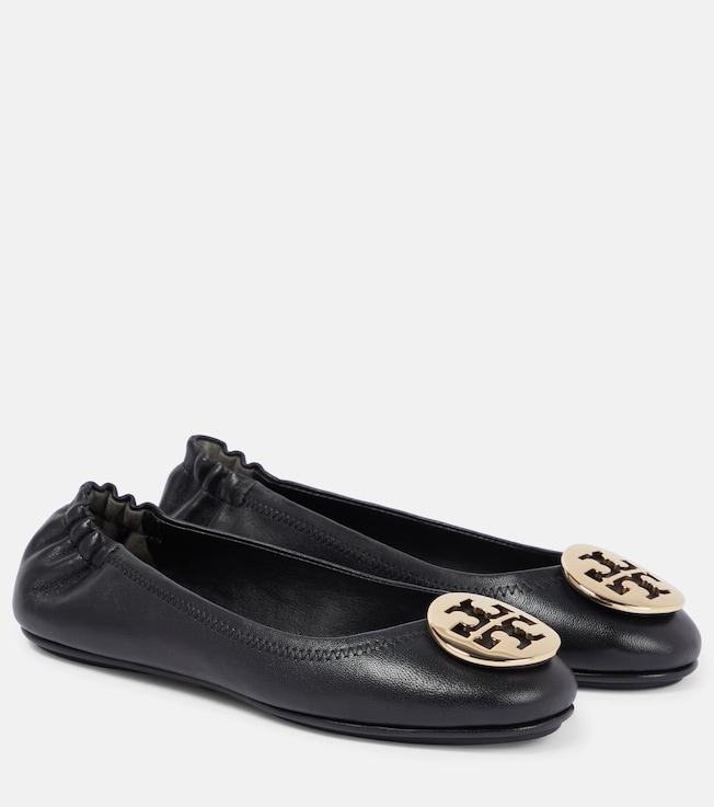 Minnie leather ballet flats | Tory Burch