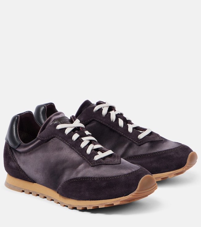 Slim Runner satin sneakers | Le Monde Béryl