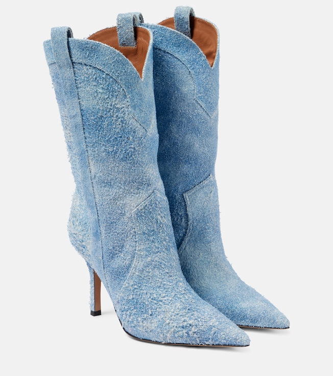 Paloma 95 denim knee-high boots | Paris Texas