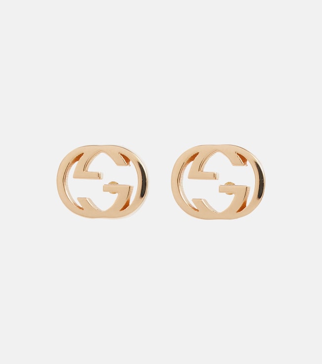 Interlocking G 18kt gold earrings | Gucci