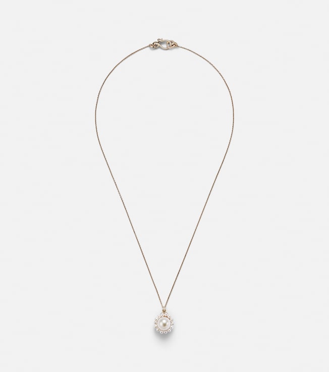 Jeanne Simple 14kt gold necklace with freshwater pearls | Sophie Bille Brahe