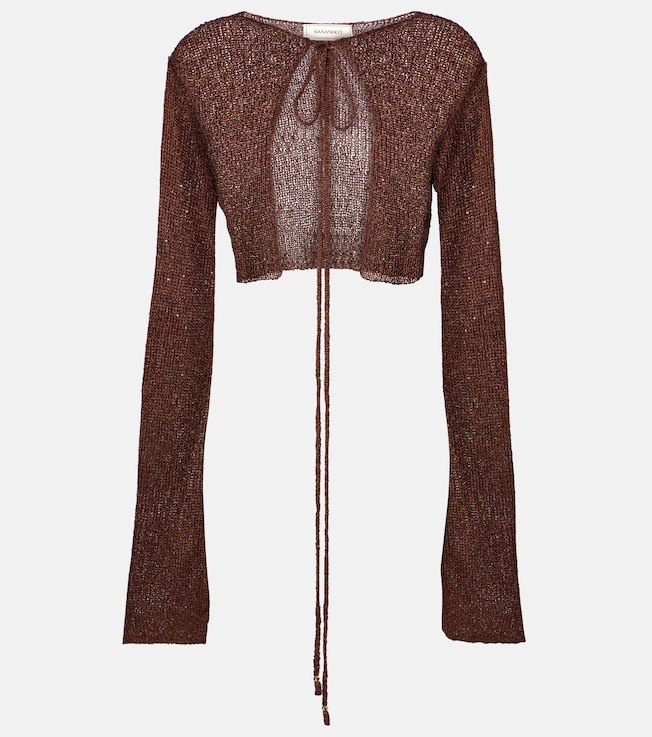Alma sequined knitted cardigan | Bananhot