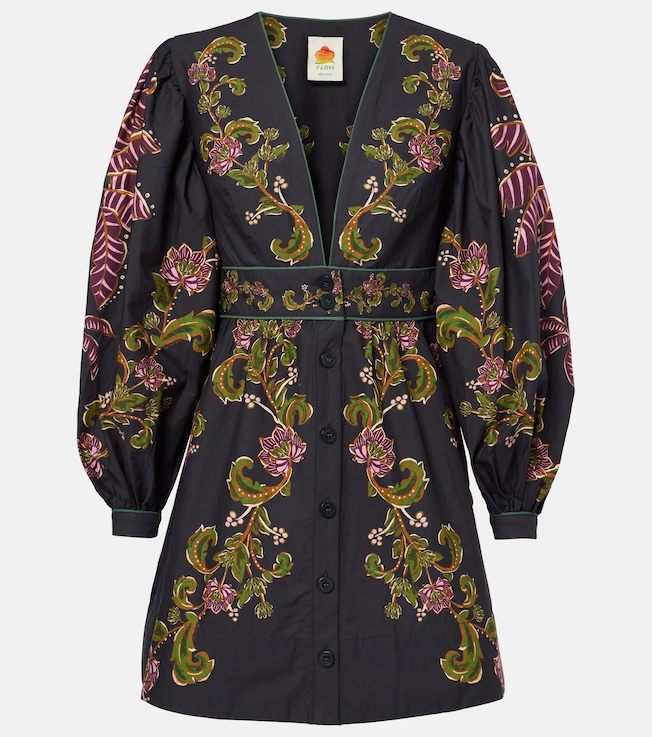 Ravenala floral cotton shirt dress | Farm Rio