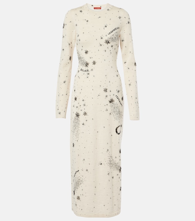 Ellima printed wool and silk maxi dress | Altuzarra