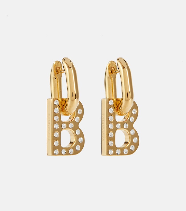B Chain XS embellished earrings | Balenciaga