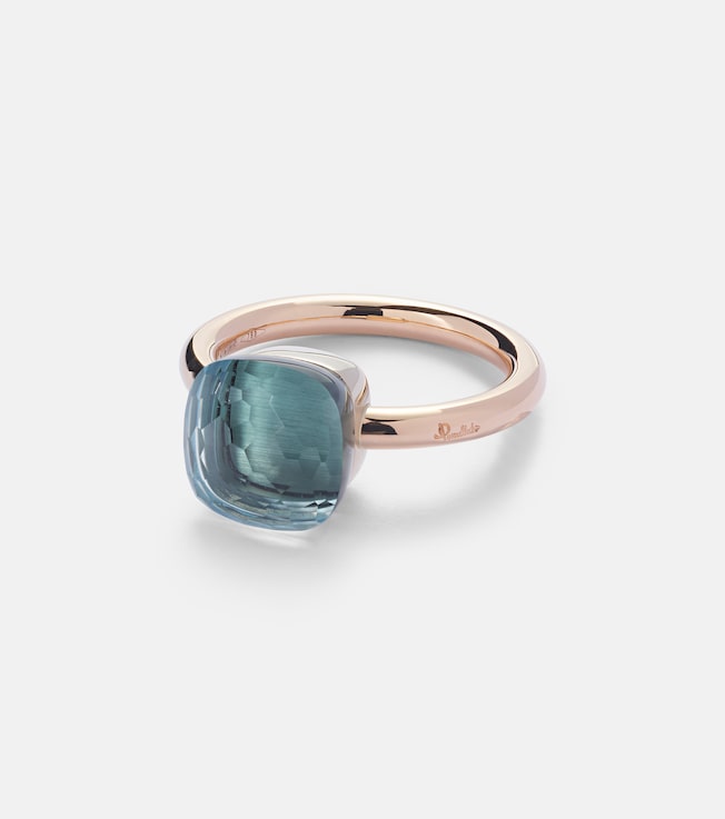 Nudo 18kt gold ring with topaz | Pomellato