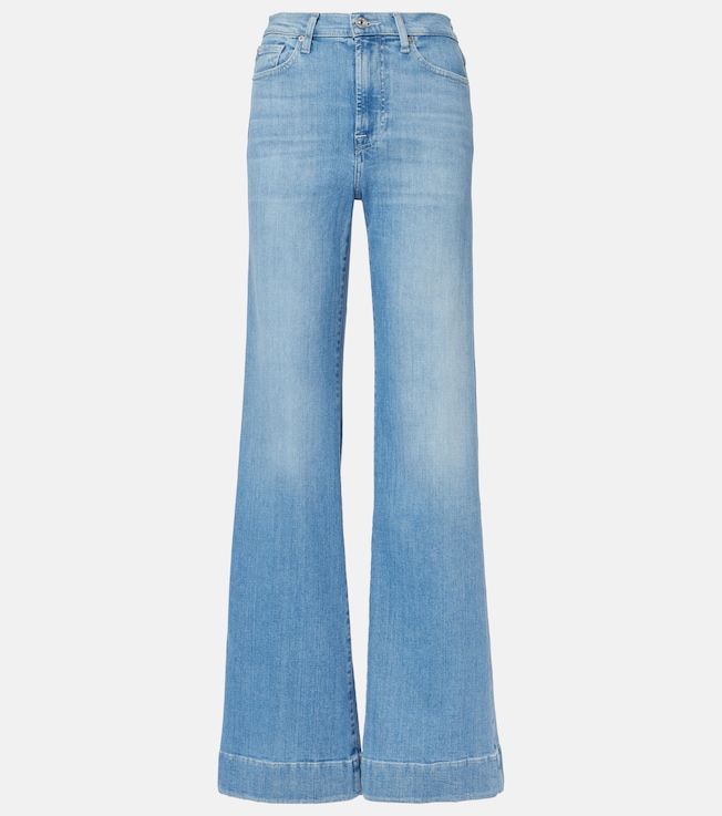 High-rise wide-leg jeans | 7 For All Mankind