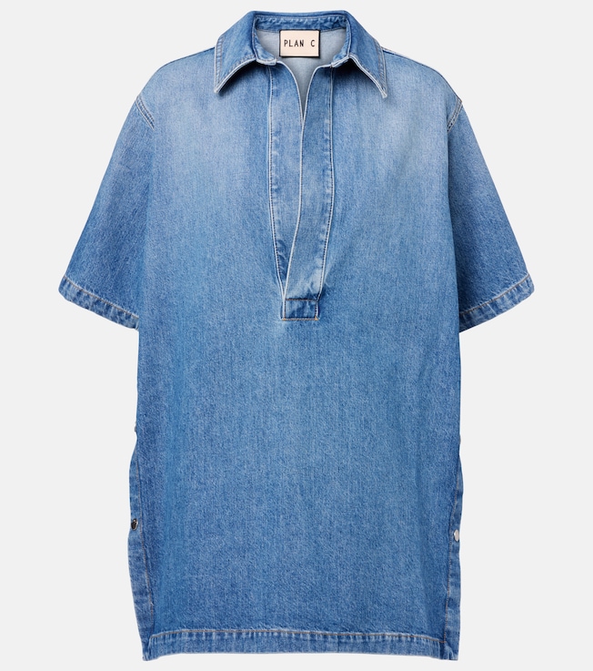 Oversized denim shirt | Plan C