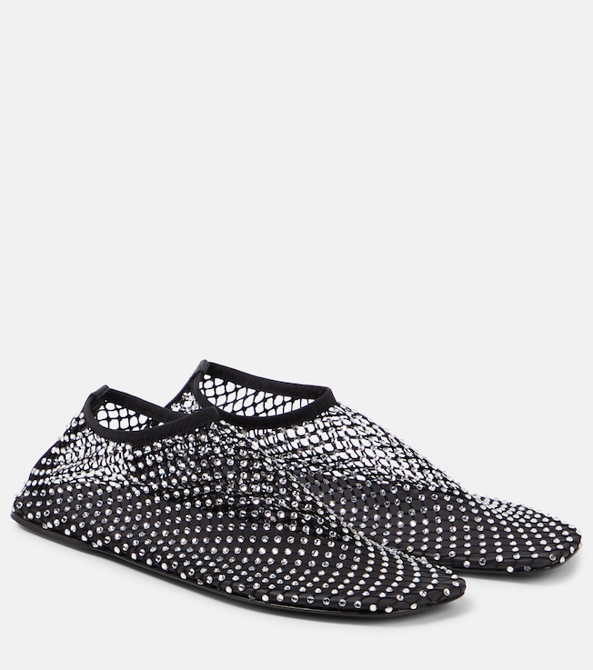 Minette embellished mesh ballet flats | Christopher Esber