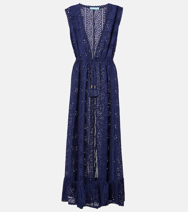 Tessa  broderie anglaise cotton beach dress | Melissa Odabash