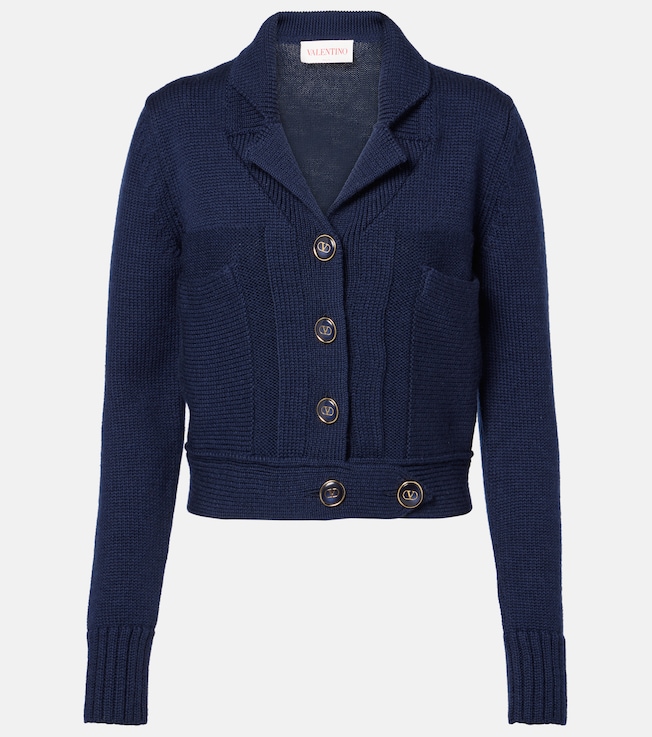 Wool and cotton cardigan | Valentino