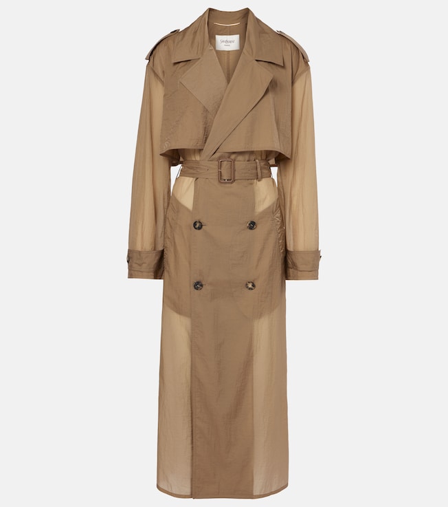 Sheer trench coat | Saint Laurent