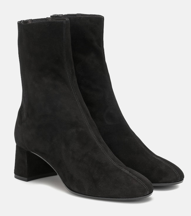 Saint Honoré 50 suede ankle boots | Aquazzura