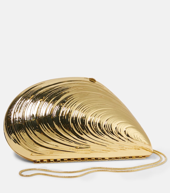 Bridget metal shell clutch | Simkhai