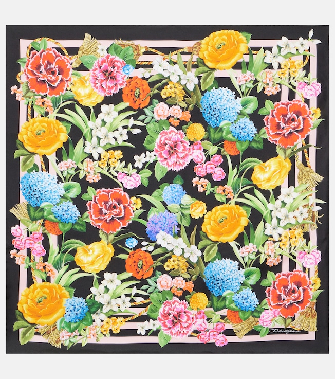 Floral silk scarf | Dolce&Gabbana