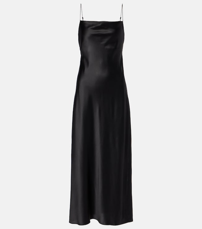 Sense Of Shine draped silk-blend slip dress | Dorothee Schumacher