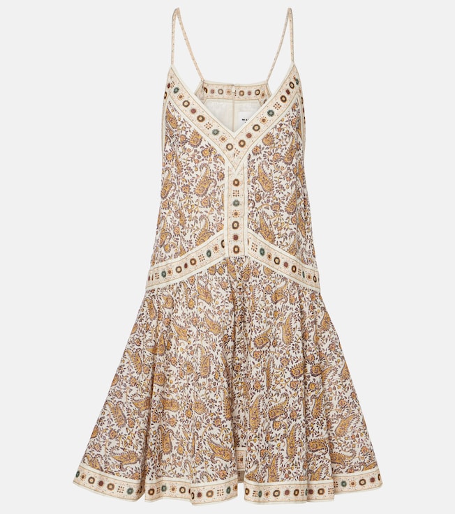Danielle paisley cotton minidress | Marant Etoile
