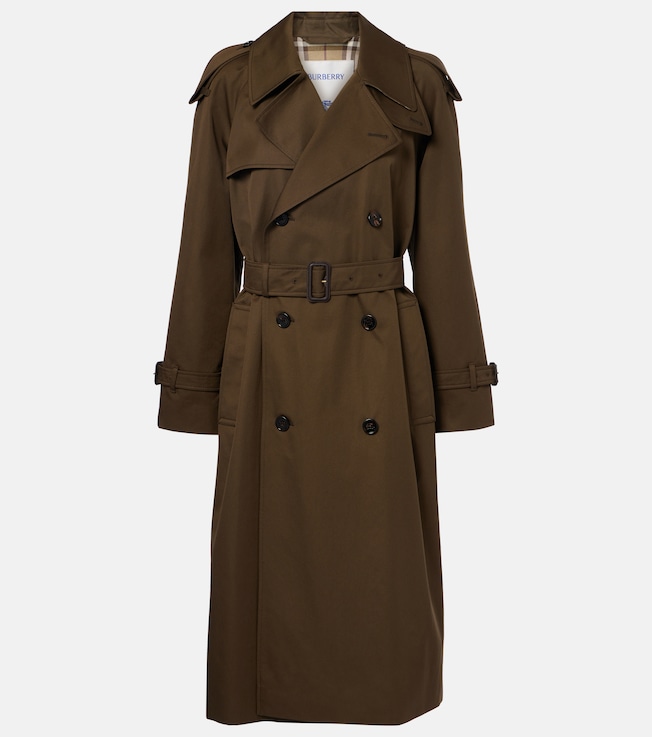 Cotton gabardine trench coat | Burberry