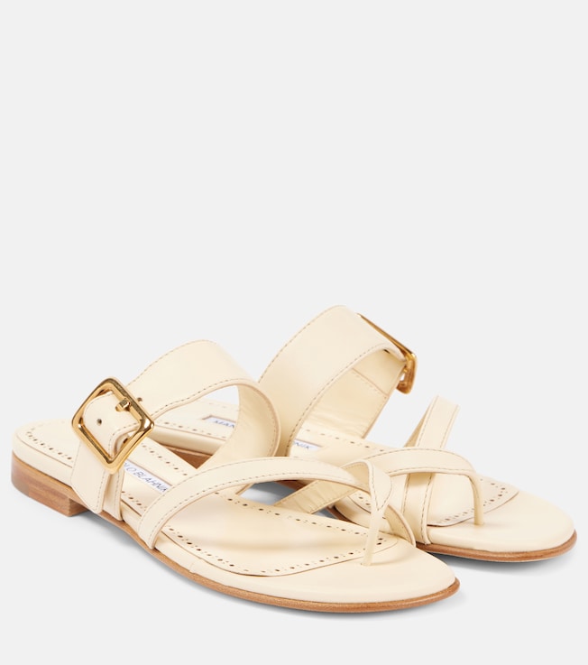 Thalusa 10 leather sandals | Manolo Blahnik