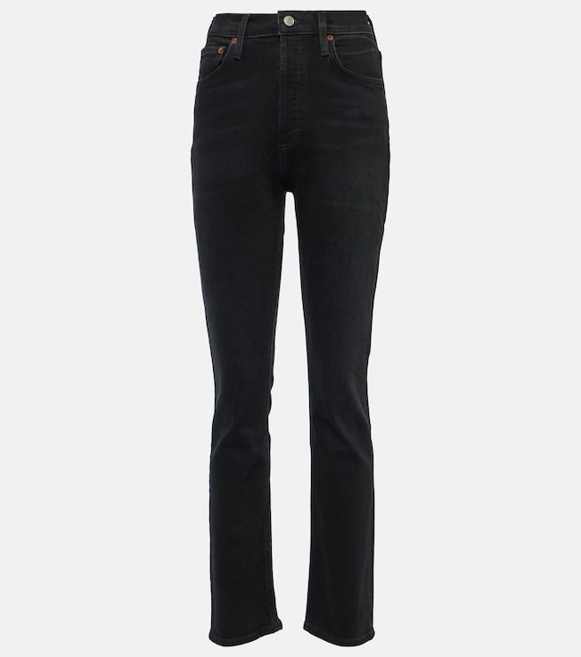 Freya high-rise slim jeans | Agolde