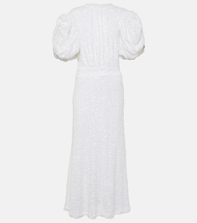 Bridal sequined puff-sleeve gown | Rotate