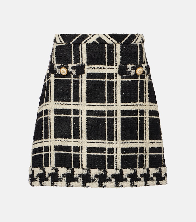 Mossi wool-blend tweed miniskirt | Valentino