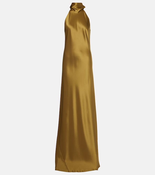 Sienna satin gown | Galvan