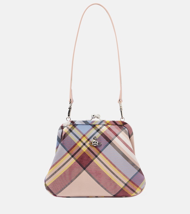 Granny Small tartan leather clutch | Vivienne Westwood