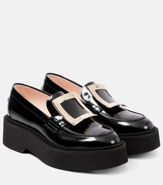 Viv' Rangers patent leather platform loafers | Roger Vivier