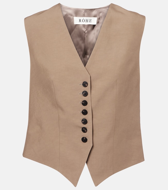 Single-breasted vest | Róhe