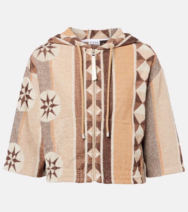 Paula's Ibiza printed terry hoodie | Loewe