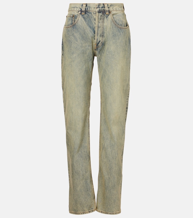 Slem mid-rise straight jeans | Entire Studios