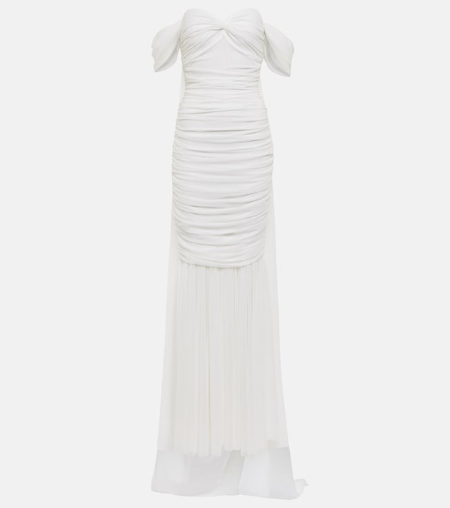 Walter off-shoulder gown | Norma Kamali