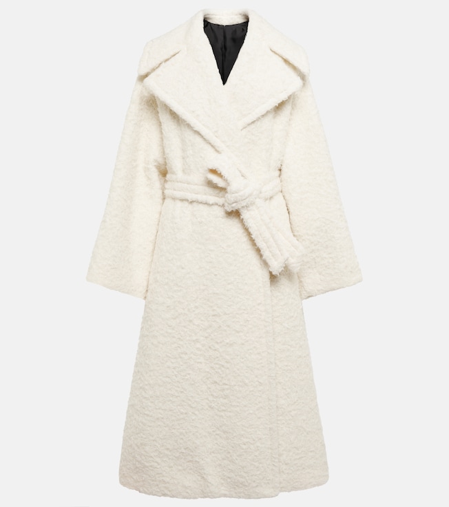 Alpaca wool and cotton coat | Alaïa