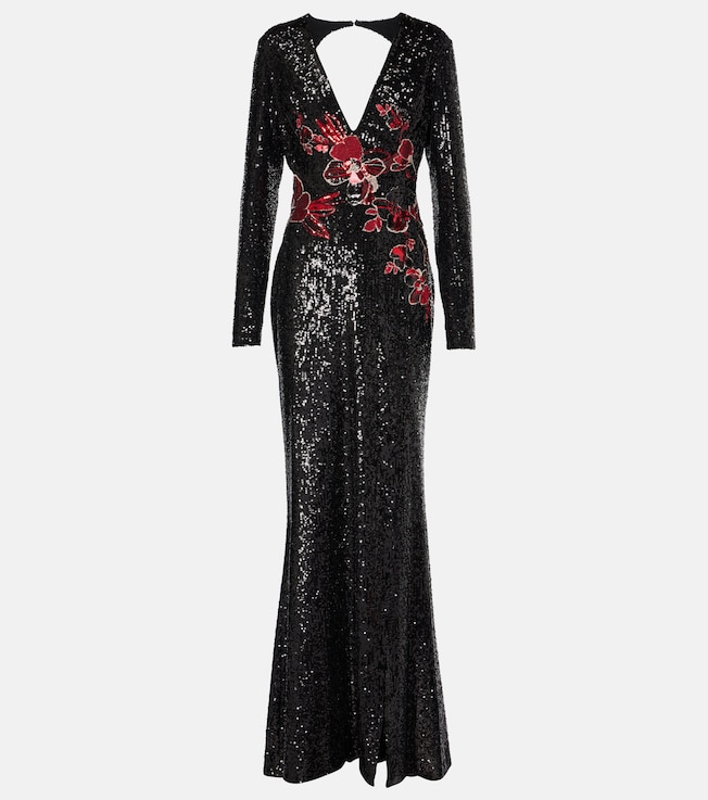 Embroidered sequined gown | Elie Saab