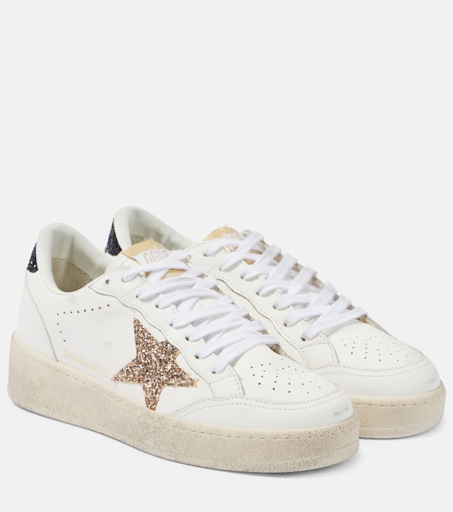 Ball Star 2 embellished leather sneakers | Golden Goose