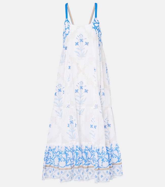Floral cotton midi dress | Juliet Dunn