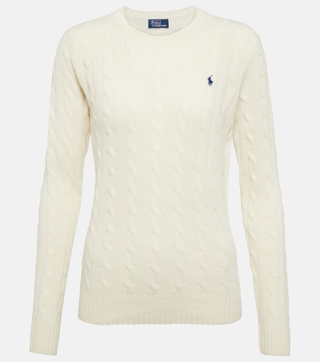 Cable-knit cashmere and wool sweater | Polo Ralph Lauren