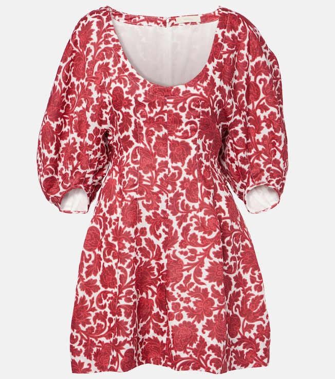 Raynara floral linen minidress | Faithfull