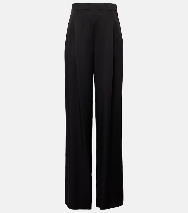 Ieti satin wide-leg pants | Max Mara