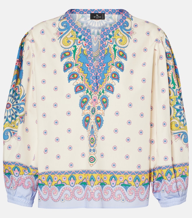 Printed cotton top | Etro