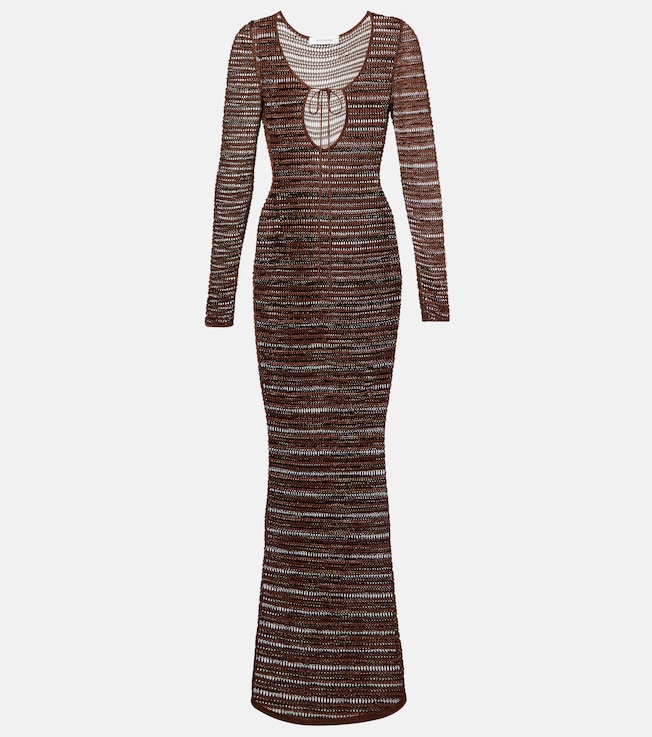 Open-knit maxi dress | Aya Muse