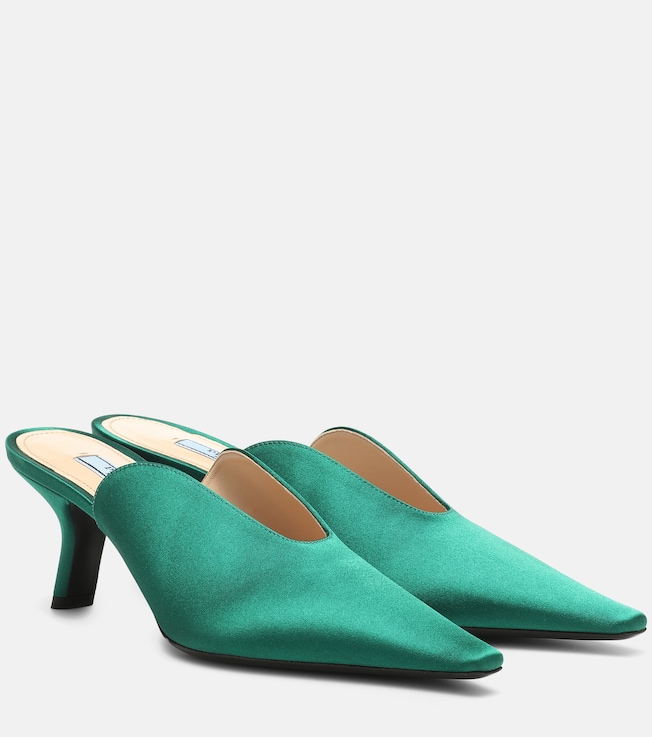 Satin mules | Prada